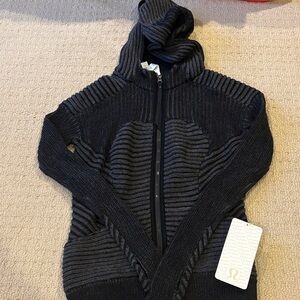 lululemon athletica Charcoal Cowl Neck Sweater
